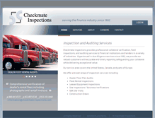 Tablet Screenshot of checkmateinspections.com